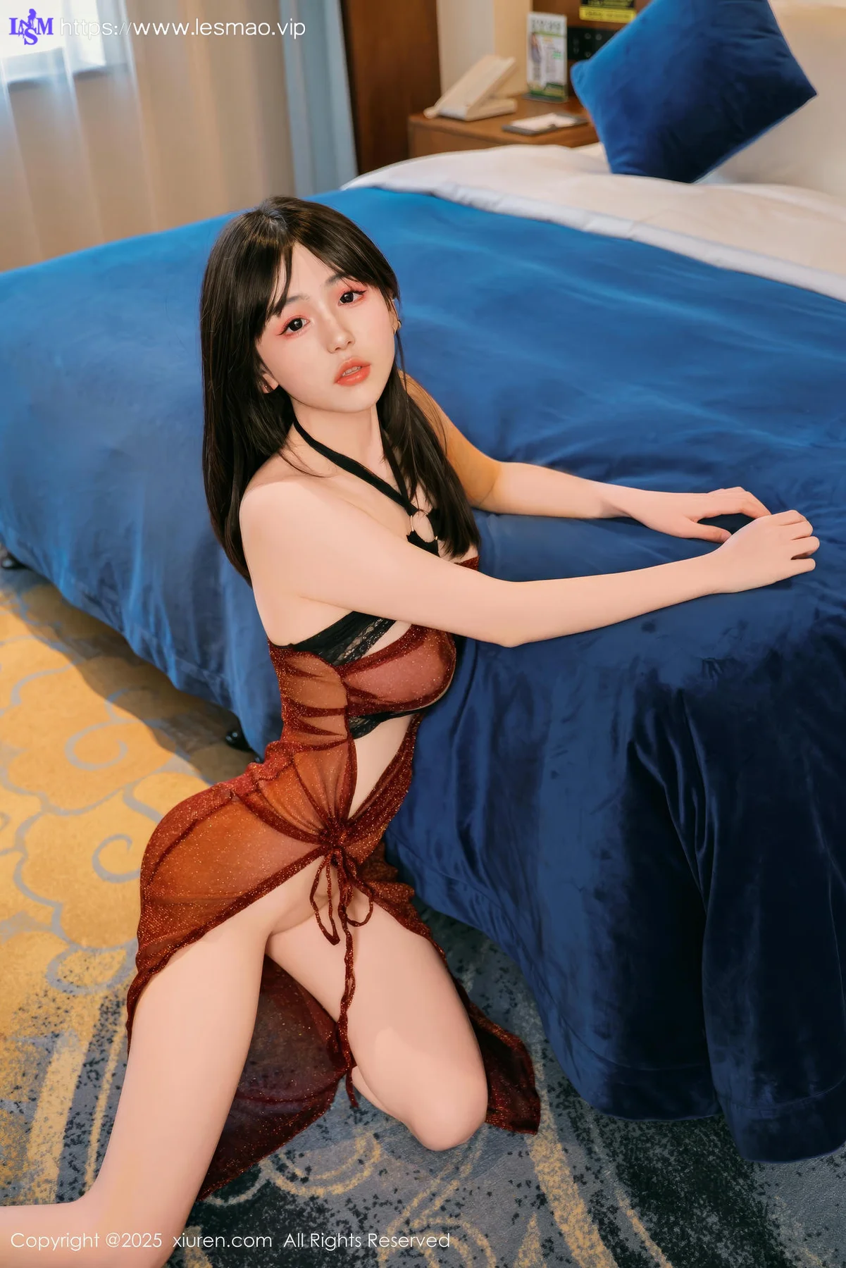 XiuRen 秀人 No.9804 奶芙乔乔 香肩长腿美腿 - 1