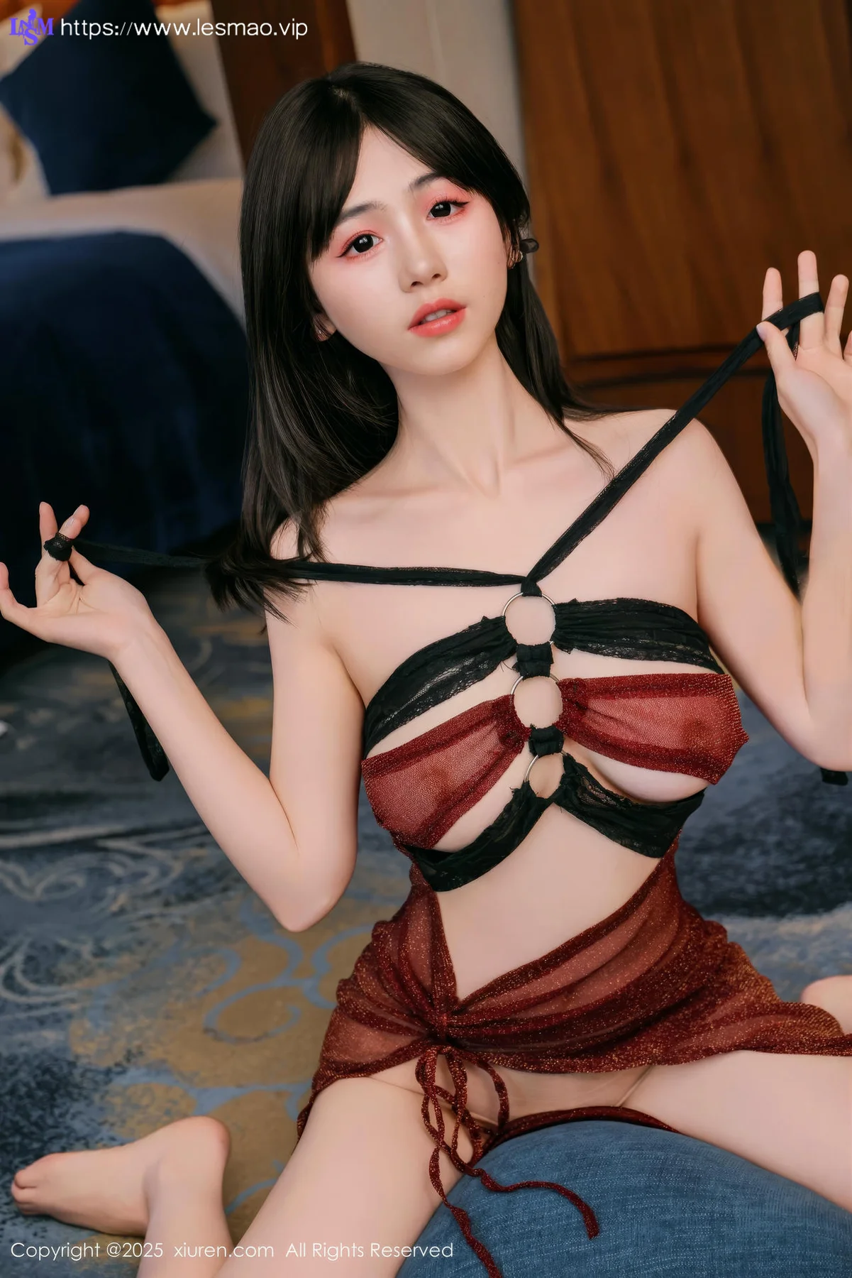 XiuRen 秀人 No.9804 奶芙乔乔 香肩长腿美腿 - 7
