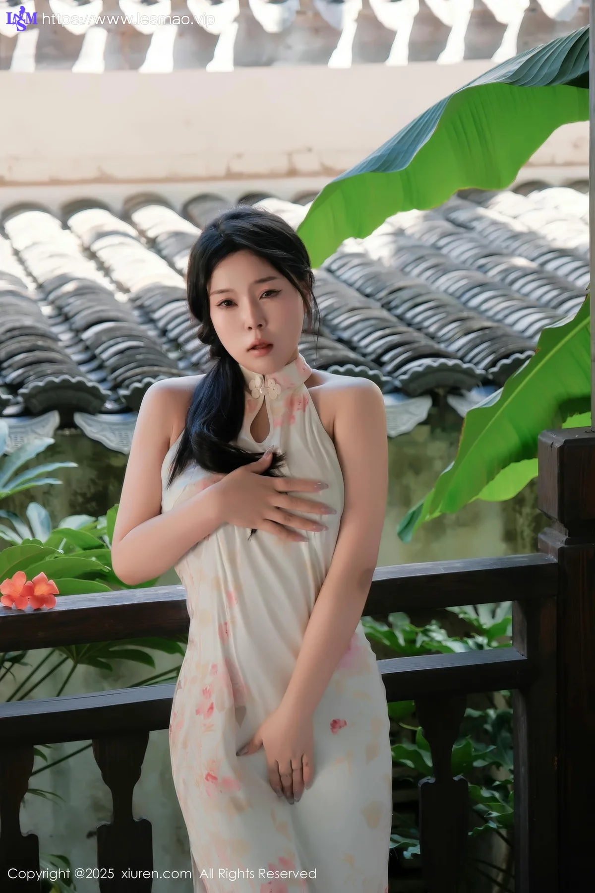 XiuRen 秀人 No.9892 麦田 旗袍玉体性感写真 - 7