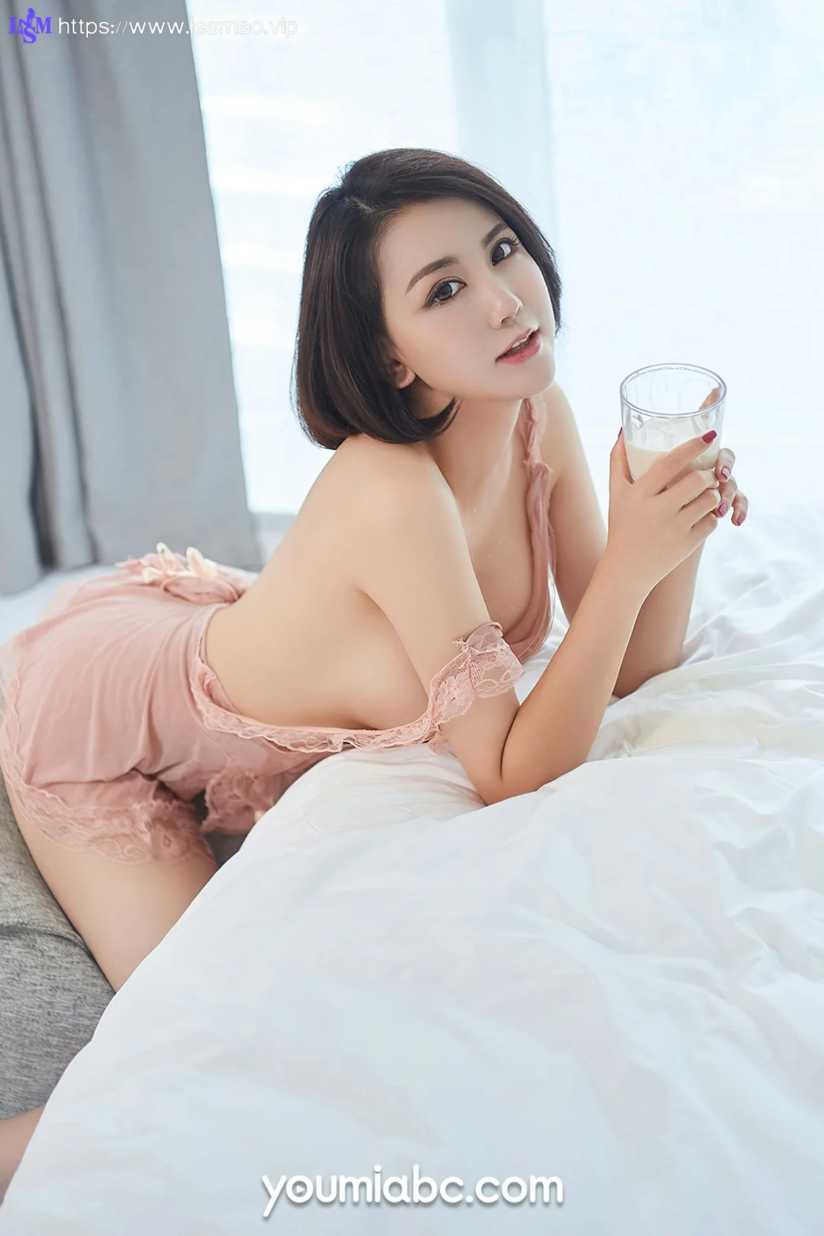 YOUMEI 尤美   乔雪 性感睡裙乳贴 - 5