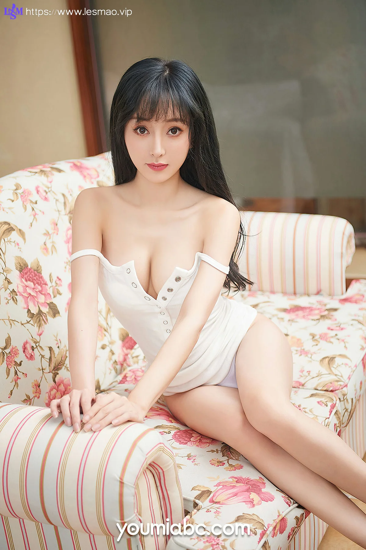 YOUMEI 尤美   李纤纤 香肩清纯少女 - 7