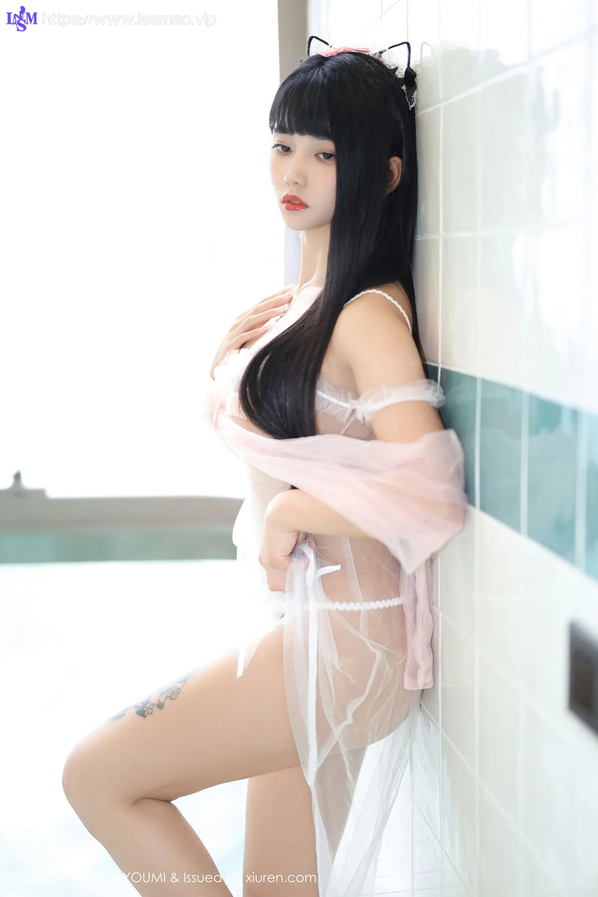 YOUMI 尤蜜荟 Vol.1041 赵可欣baby 白色轻透情趣性感写真1 - 8