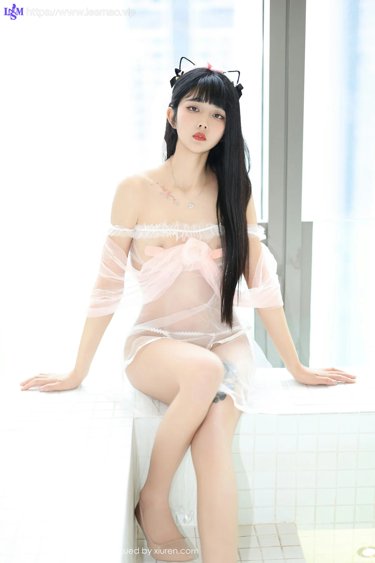 YOUMI 尤蜜荟 Vol.1041 赵可欣baby 白色轻透情趣性感写真1 - 5