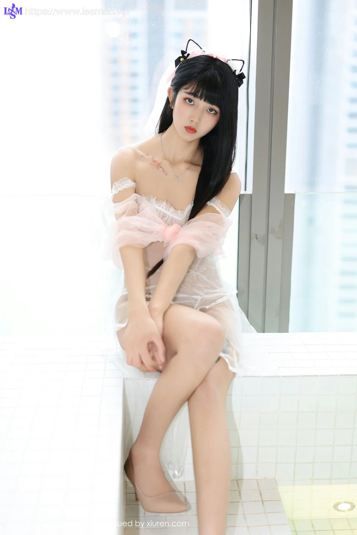 YOUMI 尤蜜荟 Vol.1041 赵可欣baby 白色轻透情趣性感写真1 - 6