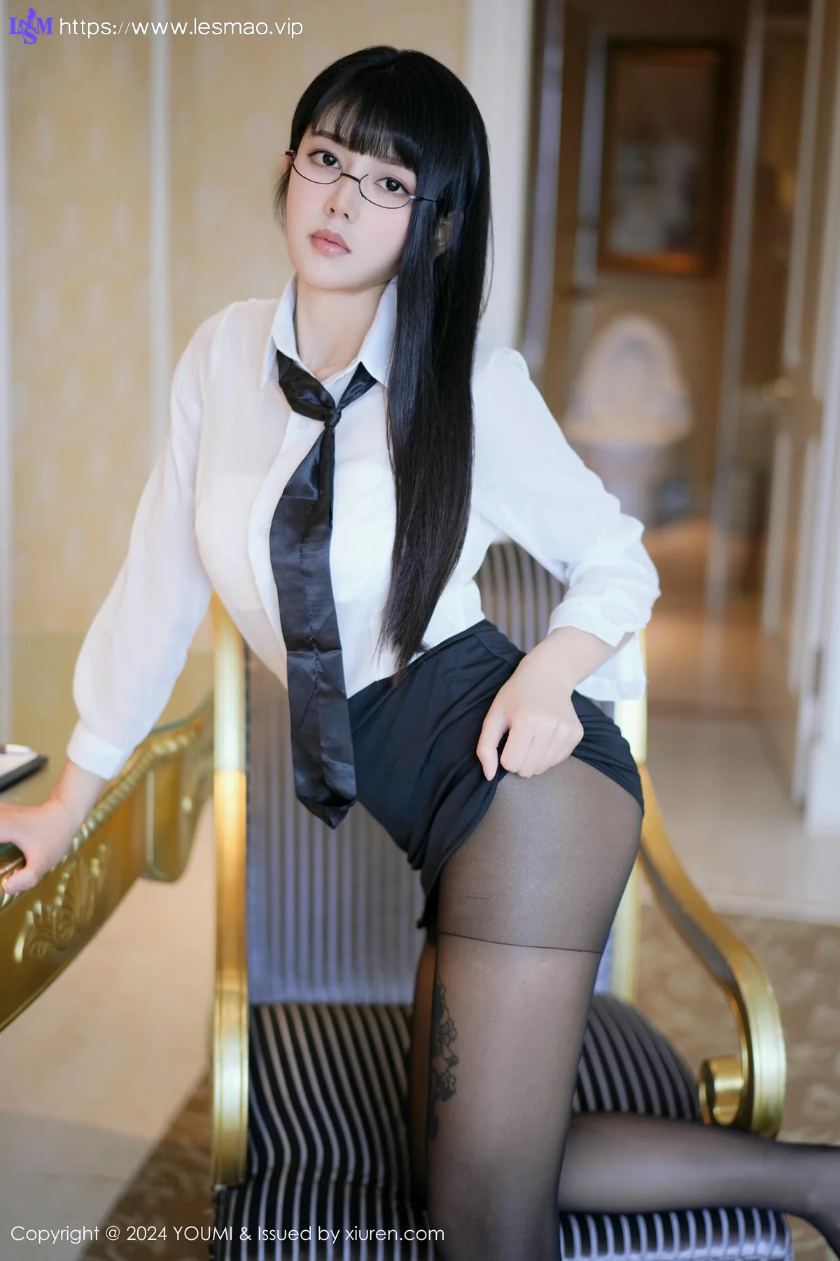 YOUMI 尤蜜荟 Vol.1063 赵可欣baby 白色OL服饰性感写真3 - 1