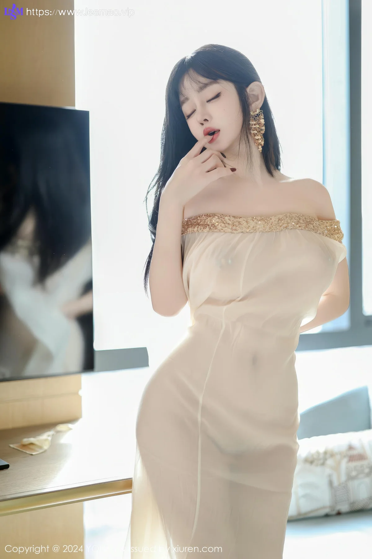 YOUMI 尤蜜荟 Vol.1110 王雨纯 透视玉体翘臀 - 5