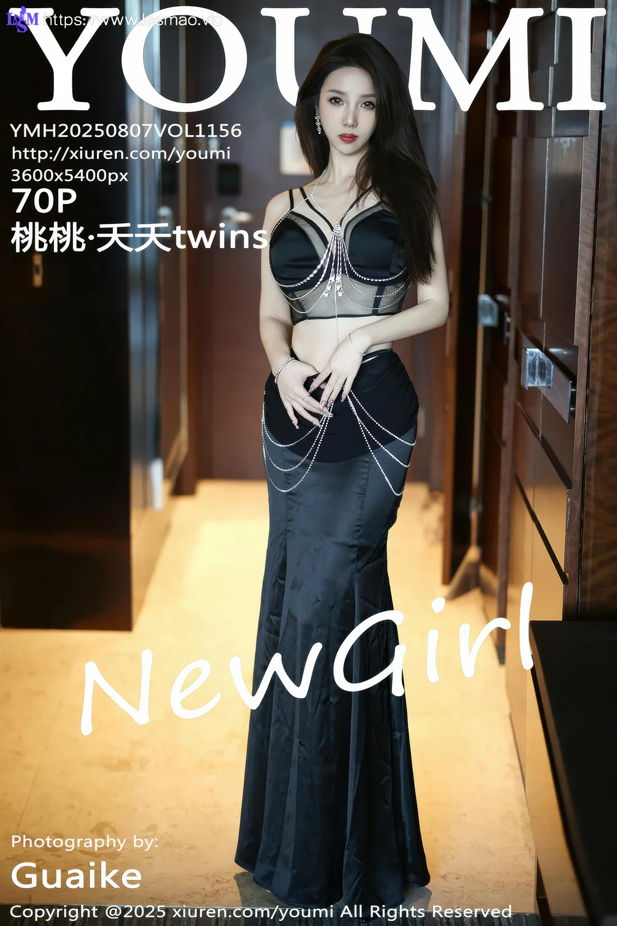 YOUMI 尤蜜荟 Vol.1156 桃桃夭夭twins 首套写真发布 - 1