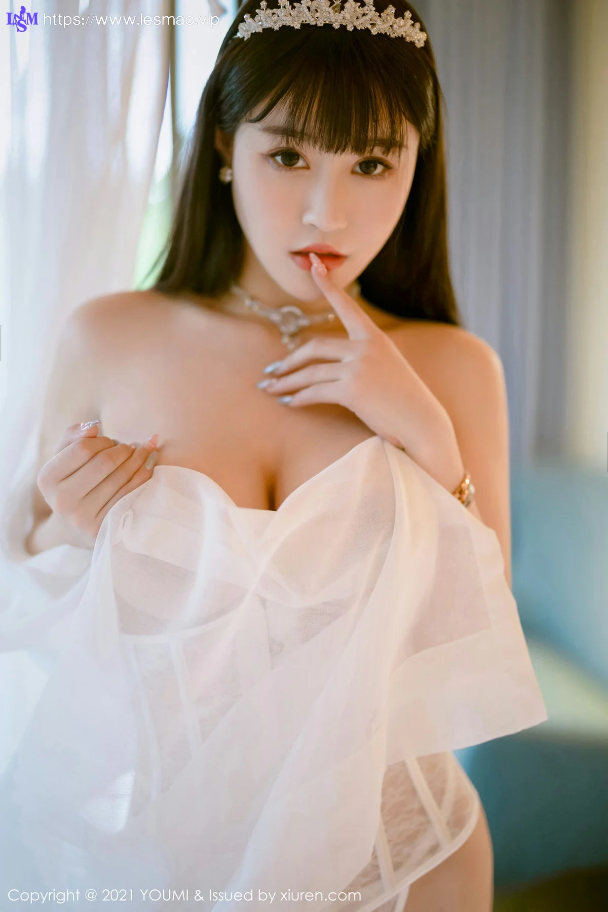 YOUMI 尤蜜荟 Vol.628 镂空蕾丝 朱可儿Flower典雅公主三亚旅拍 - 2