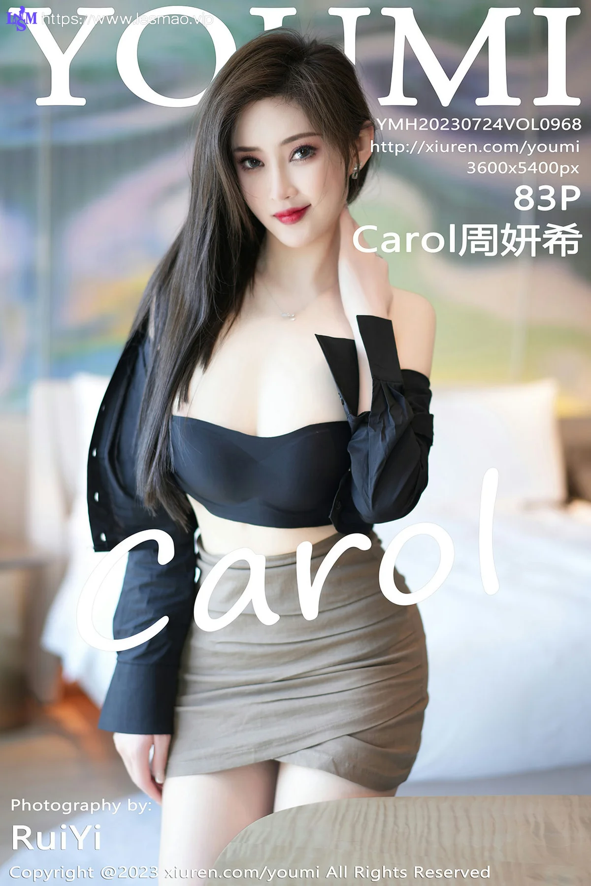YOUMI 尤蜜荟 Vol.968 Carol周妍希 魅惑黑丝性感私房33 - 4