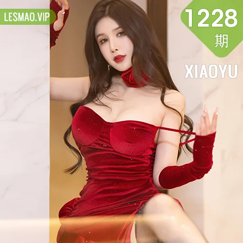 XIAOYU  语画  Vol.1228 李丽莎 暗红色吊带短裙性感写真3