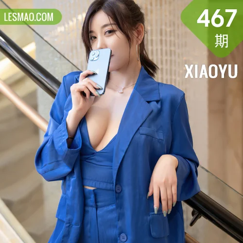 XIAOYU  语画界 Vol.467 爆乳女神 杨晨晨 蓝色西装