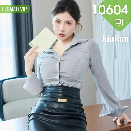 XiuRen 秀人 No.10604 尹甜甜 黑色皮裙魅惑黑丝
