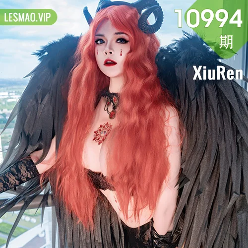 XiuRen 秀人 No.10994 伊丽莎有点白 的哥特系小恶魔cosplay