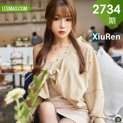 XiuRen 秀人 No.2734  芝芝 性感爆乳衬衫圆润翘臀