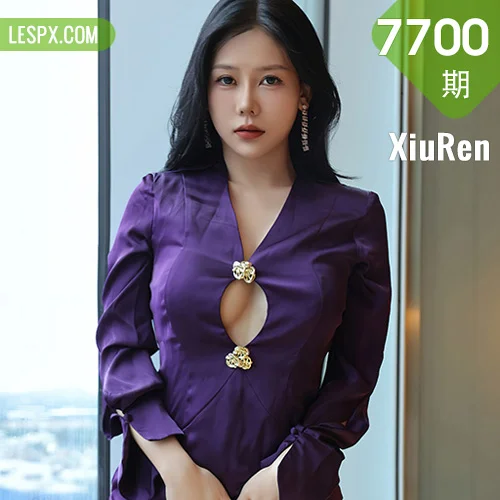 XiuRen 秀人 No.7700  尹甜甜 感紫色服饰济州岛旅拍