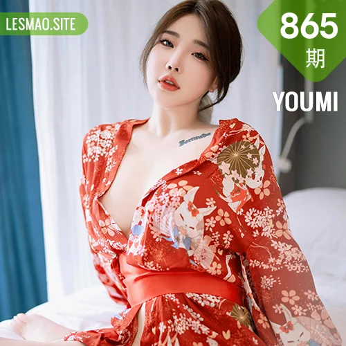 YOUMI 尤蜜荟 Vol.865 小海臀Rena 红色日式和服西双版纳旅拍